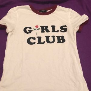 Forever 21 T-shirt (girls club)